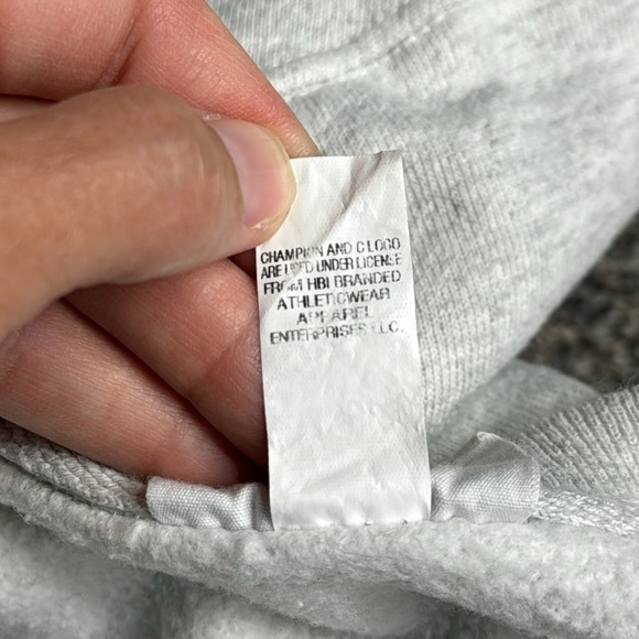 Champion Rever Weave UW Green Bay Crewneck Gray Sweatshirt Small - Picture 9 of 10